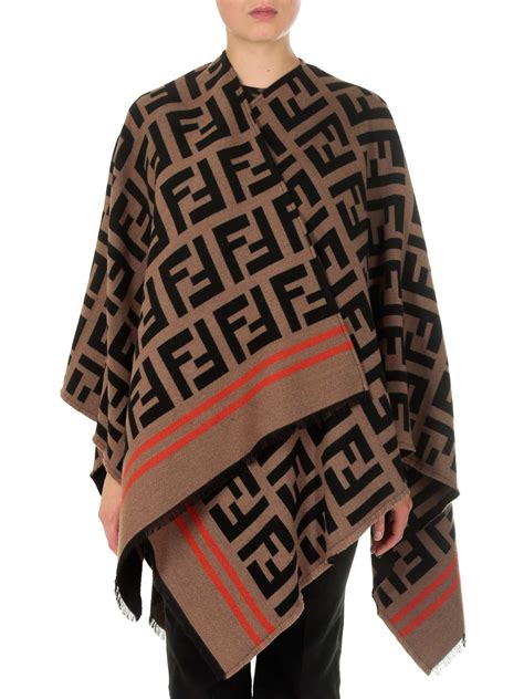 fendi poncho women's|fendi poncho ladies.